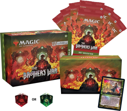 Magic the Gathering the Brothers War Bundle | Transformers Card, 8 Set Boosters, - Image 1