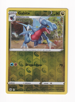 Gabite 108/172 Brilliant Stars 2022 Reverse Holo Pokemon Card Near Mint NM - Image 1