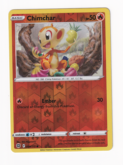 Chimchar 024/172 Brilliant Stars 2022 Reverse Holo Pokemon Card Near Mint NM - Image 1