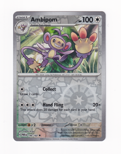 Ambipom 146/182 Paradox Rift 2023 Reverse Holo Pokemon Card Near Mint NM - Image 1