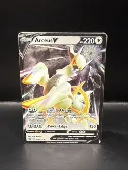 Pokemon TCG Arceus V 122/172 GameStop UPC Metal Card Holo Rare - Image 2