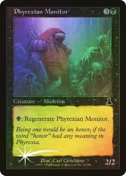 Urza's Destiny MTG FOIL Phyrexian Monitor Magic - Image 1