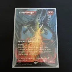 MTG Balefire Dragon - Borderless, NM-Mint, English Commander Masters - Image 1