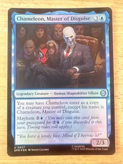 MTG FOIL Chameleon, Master of Disguise English SPM - Image 1