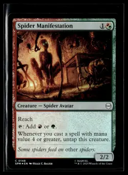 Spider Manifestation - Foil - SPM - MTG - EN - NM - 0148 - Image 1