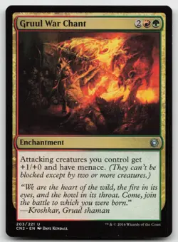MTG Gruul War Chant U Conspiracy: Take the Crown 203 LP - Image 1