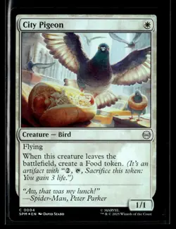 City Pigeon - Foil - SPM - MTG - EN - NM - 0004 - Image 1