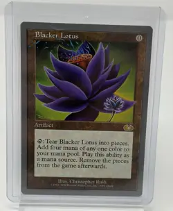 Blacker Lotus Unglued Magic: The Gathering MTG - Image 1