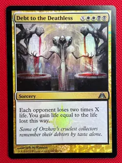 MTG Foil 1X Debt to the Deathless X1 Dragon's Maze Magic - SP/NM - Image 1
