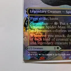 MTG Miles Morales Ultimate SpiderMan Foil Near Mint - Image 3
