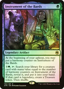 MTG - Instrument of the Bards - Foil - AFR - Magic the Gathering - Image 1