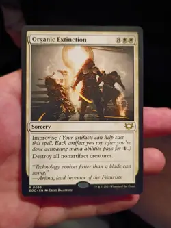 ORGANIC EXTINCTION mtg NM-M Commander: Edge of Eternities 1 Rare - Image 1