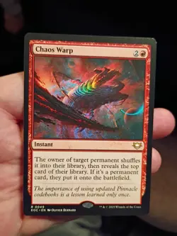 CHAOS WARP #49 MTG COMMANDER: EDGE OF ETERNITIES - Image 1