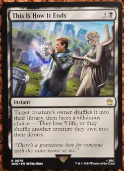 ✨This Is How It Ends✨ MTG | Universes Beyond: Doctor Who | R 0070 - Image 1