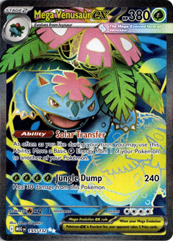 Mega Venusaur ex 155/132 Pokemon Mega Evolution Ultra Rare NM - Image 1