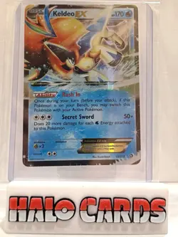 PACK FRESH Keldeo EX 2013 Pokemon Black & White Legendary Treasures #45 HF - Image 1