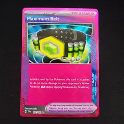 Pokemon Maximum Belt SV05: Temporal Forces 154/162 ACE SPEC Rare NM - Image 1