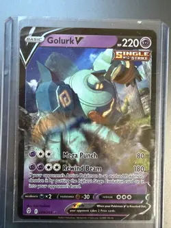 Golurk V 070/203 - Pokemon TCG Evolving Skies (2021) - MINT - Holo Ultra Rare - Image 1