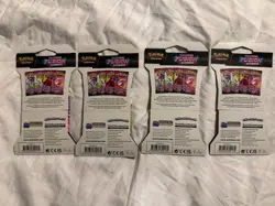 Pokemon Fusion Strike Sleveed Booster Packs Full Art Set (Lot of 4) - Image 2