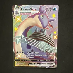 Lapras VMAX SV111/SV122 Shining Fates: Shiny Vault Holo Sword & Shield Pokemon - Image 1