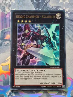 REDU-EN041 Heroic Champion - Excalibur Ultra Rare Unlmited Edition NM YuGiOh TCG - Image 1
