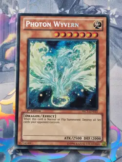 PRC1-EN015 Photon Wyvern Secret Rare 1st Edition Near Mint YuGiOh TCG - Image 1