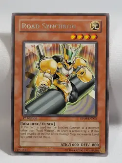3 x YuGiOh TCG Road Synchron DP09-EN002 Rare LP - Image 3