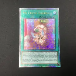 Yugioh My Friend Purrely RA02-EN071 Quarter Century Secret Rare - Image 1