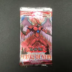 Yugioh Strike Of Neos 1st Edition Empty Pack Wrapper - Image 1