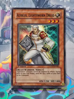 LODT-EN081 Aurkus, Lightsworn Druid Super Rare 1st Edition LP! YuGiOh TCG - Image 1