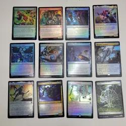 Mtg Magic the Gathering Spider-Man Lot Of 12 Cards Rare - Image 1