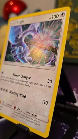 2019 Lugia 131/181 Holo Rare Sun & Moon Team Up Pokemon Trading Card Game | NM - Image 2