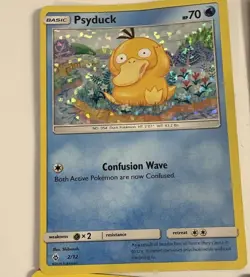 McDonald's 2018 Pokemon Card Psyduck Holo 2/12 & 7 Other Energy Fairy Wind Cards - Image 3