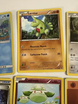 McDonald's 2018 Pokemon Card Psyduck Holo 2/12 & 7 Other Energy Fairy Wind Cards - Image 4