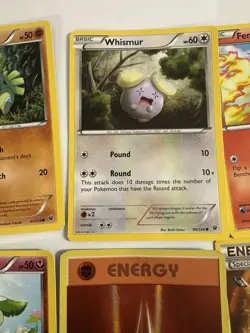 McDonald's 2018 Pokemon Card Psyduck Holo 2/12 & 7 Other Energy Fairy Wind Cards - Image 5