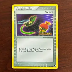 Switch 83/101 Reverse Holo Common EX Dragon Frontiers Pokemon Card - Image 1