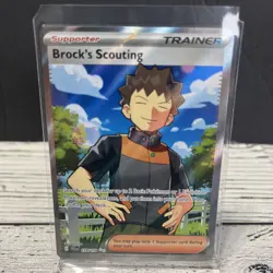 Brock's Scouting 179/159 Sv09: Journey Together Pokemon Card - Image 1