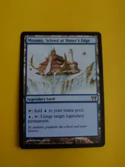 Minamo,School at Water's Edge. RAre Land Champions of Kamigawa. MTG Card. - Image 1