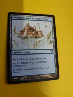 Minamo,School at Water's Edge. RAre Land Champions of Kamigawa. MTG Card. - Image 3