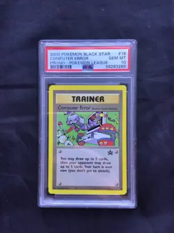 Pokemon Cards: Wizards Black Star Promo: Computer Error 16 PSA 10 - Image 1