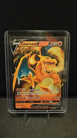 Pokemon Charizard v CRZ Crown Zenith Card 018/159 NM Condition - Image 1