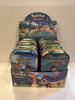 Pokemon Crown Zenith Mini Tin Display EMPTY No Packs - Stickers & Art Card - Image 1