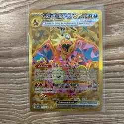 Pokemon TCG Charizard EX Hyper Rare Holo Card 228/197 Sv03: Obsidian Flames - Image 1