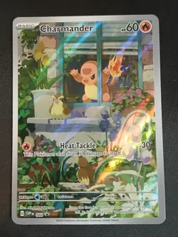 Pokemon TCG Charmander 044 Scarlet & Violet Promo Cards Holo MP - Image 1