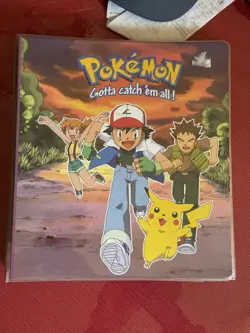 Huge Pokemon Collection Binder Vintage Card Lot 111 Cards Mixed - Image 1