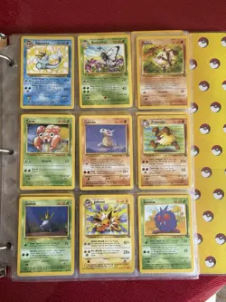 Huge Pokemon Collection Binder Vintage Card Lot 111 Cards Mixed - Image 2