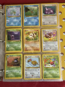 Huge Pokemon Collection Binder Vintage Card Lot 111 Cards Mixed - Image 4