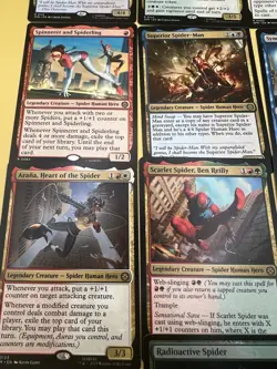 Spider-Man Mtg Spider punk radioactive spider Promo rare Hero Mtg Card Lot NM - Image 4