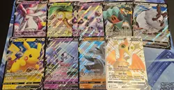 Pokemon JUMBO Card Lot Flareon, Jolteon, Vaporeon, Etc Promo Card LP With Binder - Image 3