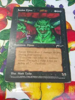 Juzam Djinn ( Arena League ) M:tG Oversized promo card HP - Image 1